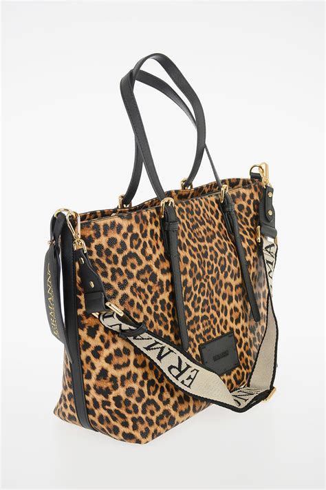 Borsa shopper leopardata .